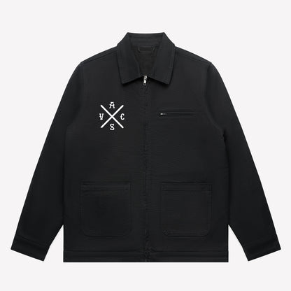 Eagle Heavy Jacket Black - Anti Social Vegan Club