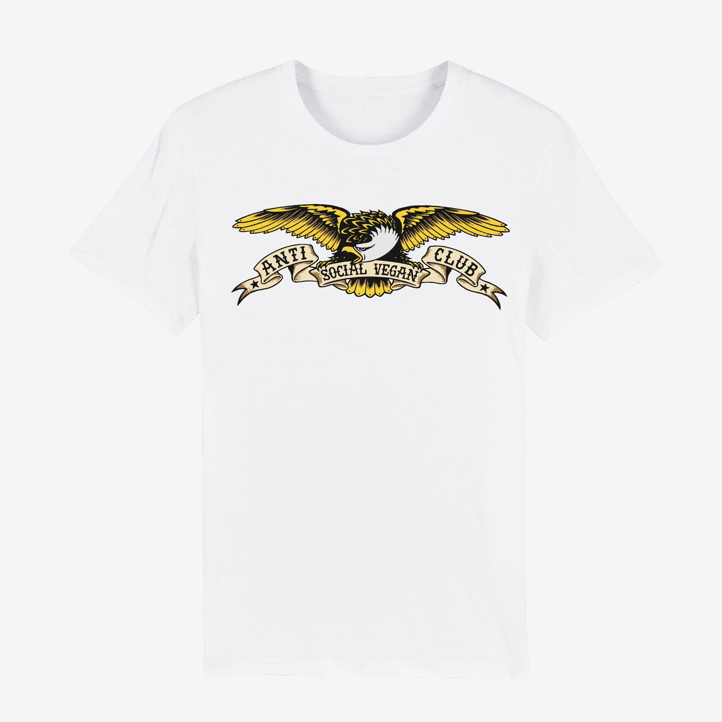 Eagle T-Shirt White - Anti Social Vegan Club