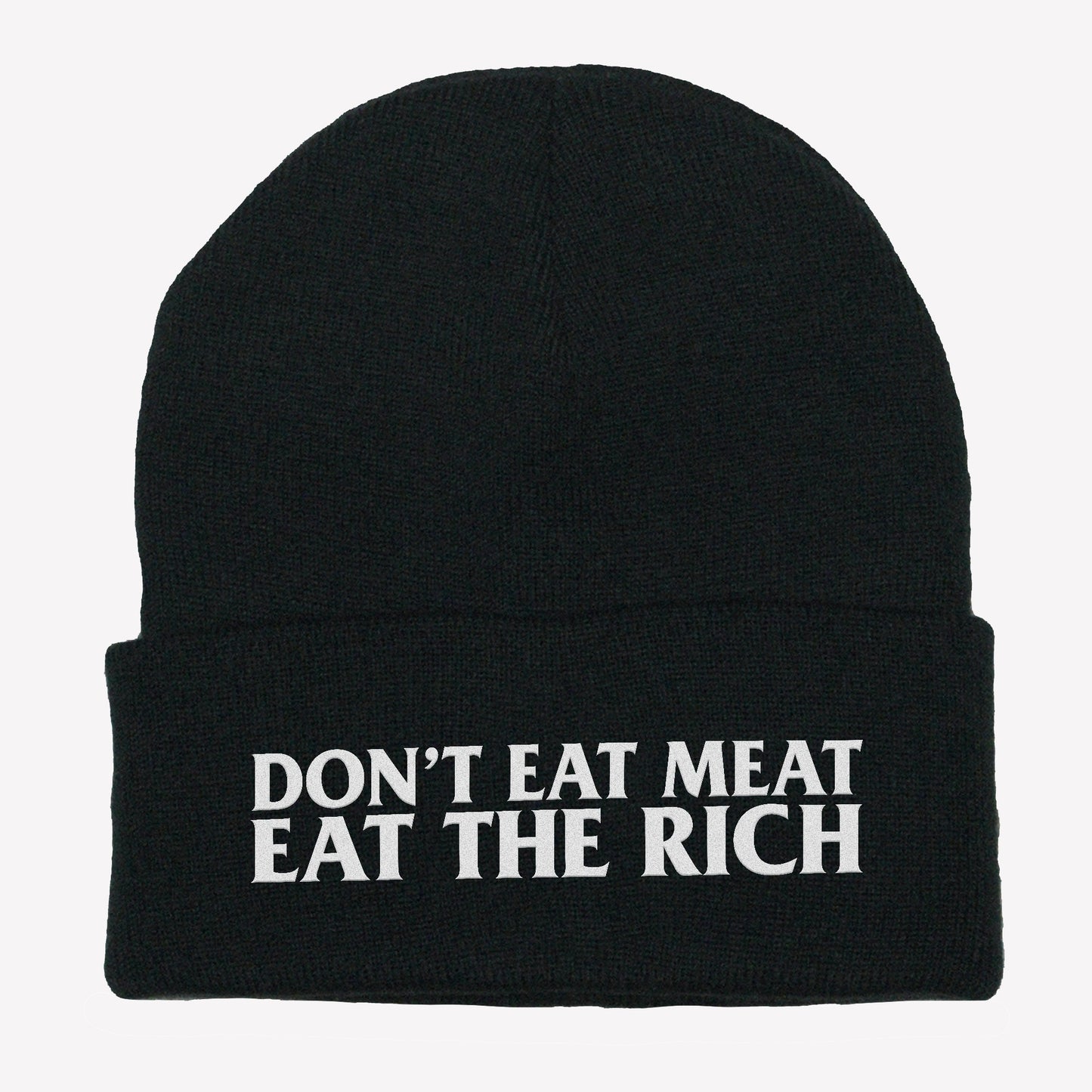 Eat The Rich Beanie - Anti Social Vegan Club