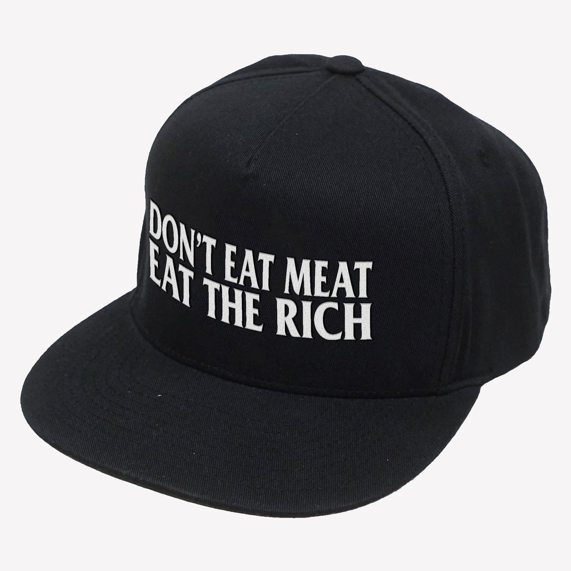 Eat The Rich Snapback Cap - Anti Social Vegan Club