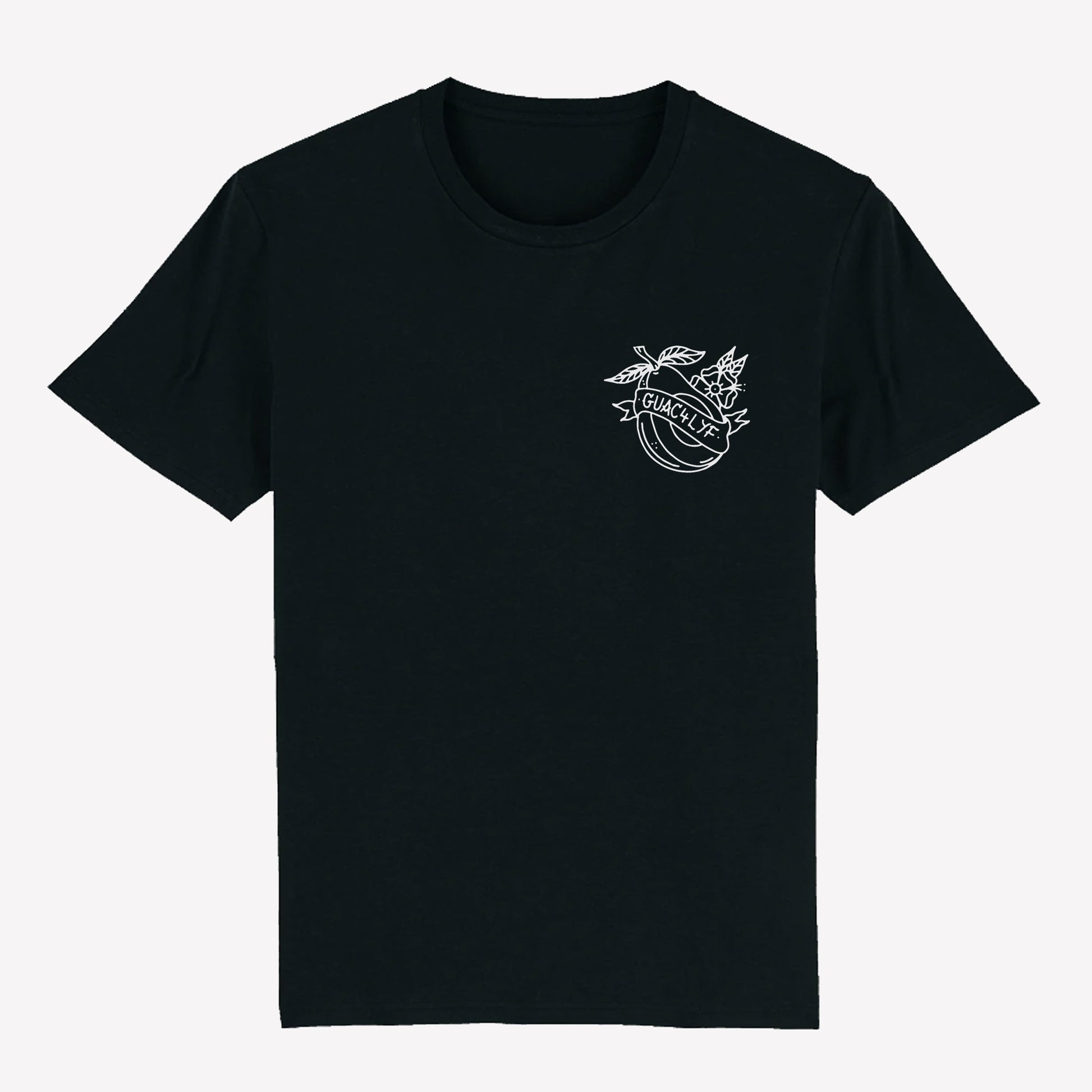 Guac4lyf Back Print T-Shirt Black - Anti Social Vegan Club